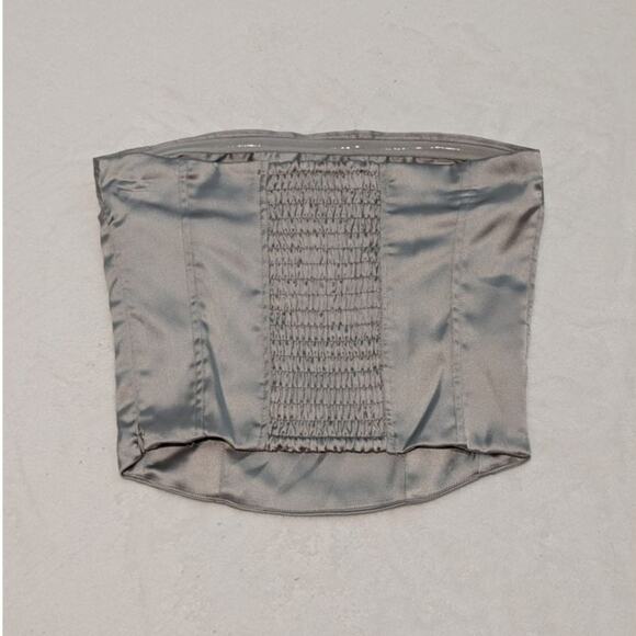 Grey Sheer Women's Top Size XS - Picture 6 of 8